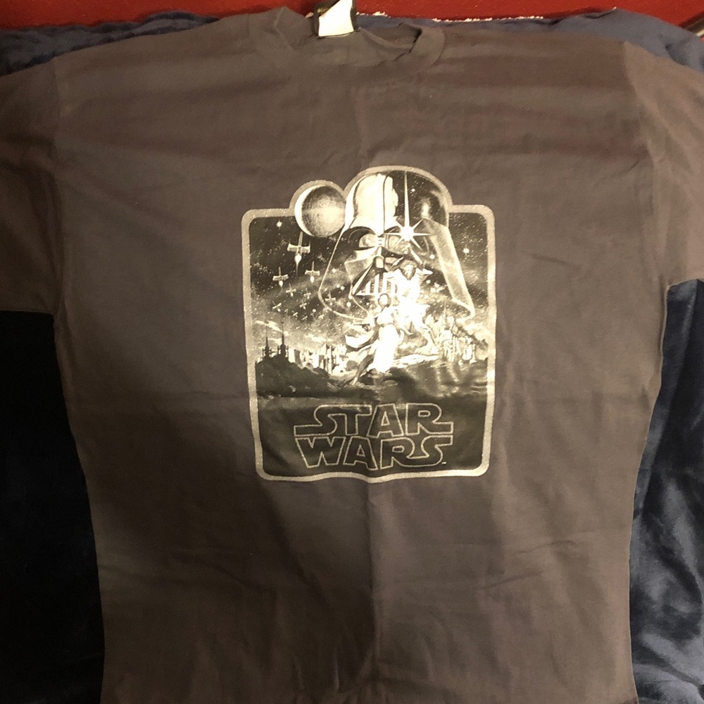 Men’s Star Wars Graphic Tee - Gray Size Large NWOT
